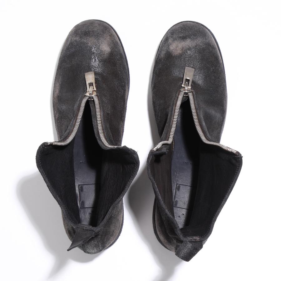 GUIDI（グイディ） フロントジップブーツ PL1 RU メンズ ホースレザー