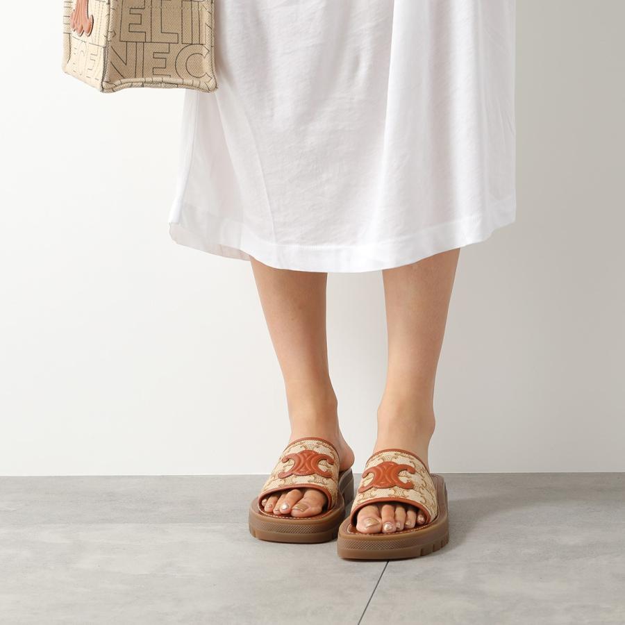 CELINE（セリーヌ） スライドサンダル Triomphe トリオンフ 348512275C