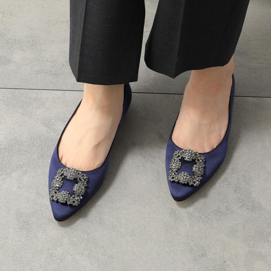 MANOLO BLAHNIK（マノロブラニク） パンプス HANGISIFLAT FMC CLC