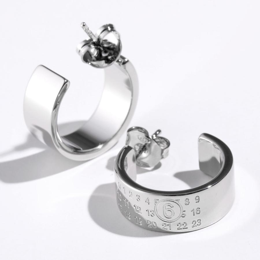 MM6 エムエムシックス メゾンマルジェラ フープピアス Numeric Minimal