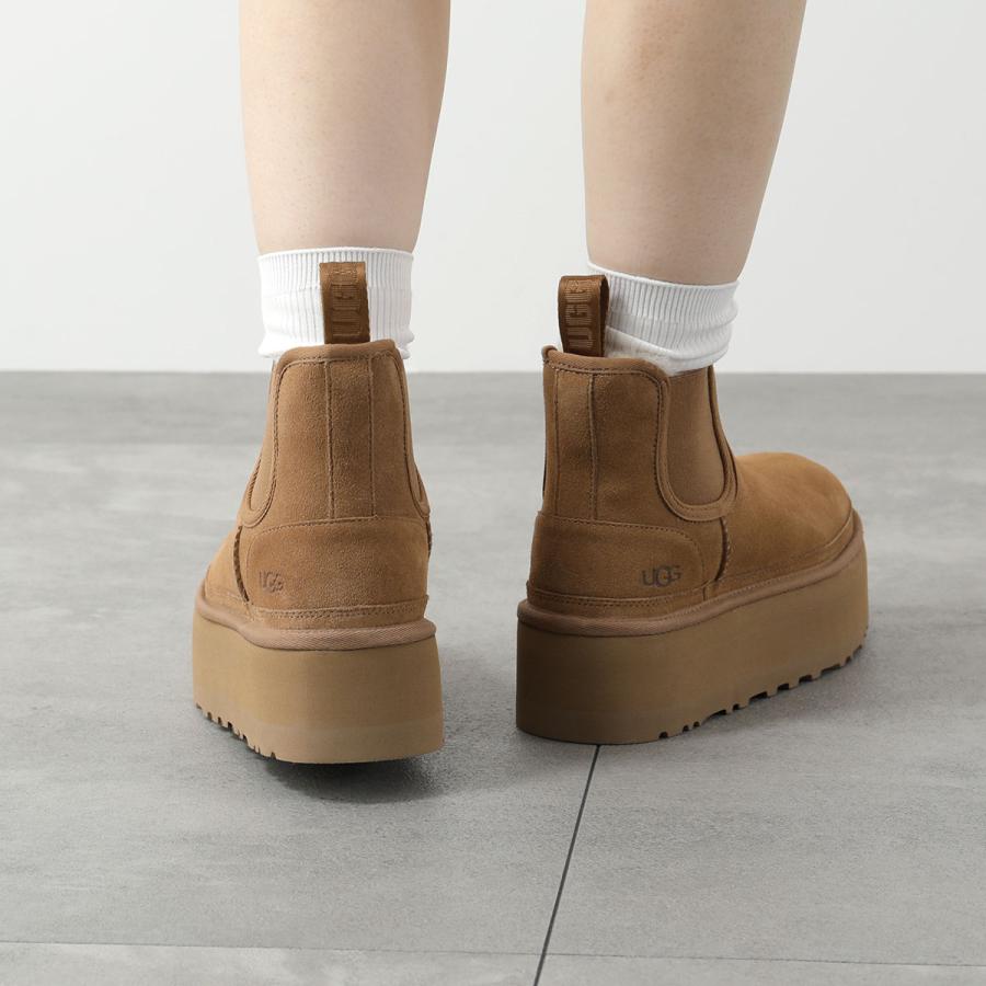 UGG（アグ） ムートンブーツ Neumel Platform Chelsea ニューメル