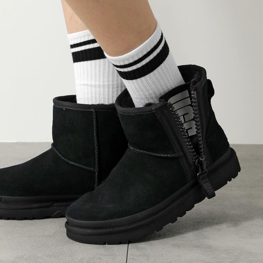 UGG（アグ） ムートンブーツ Classic Mini Zipper Tape Logo