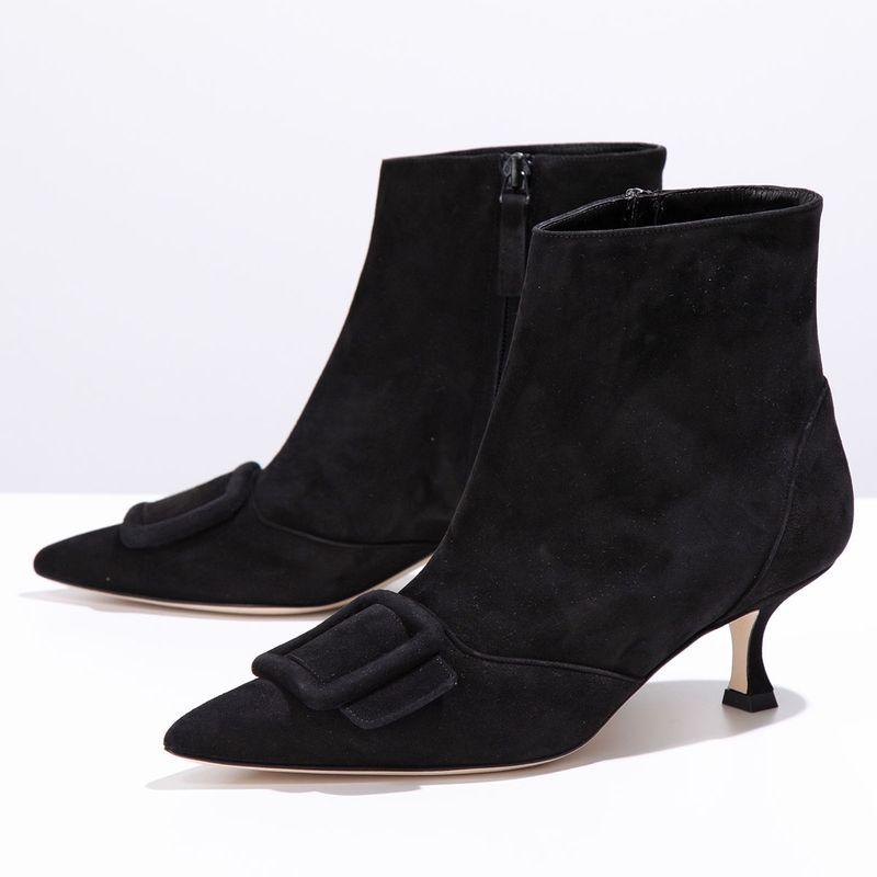 MANOLO BLAHNIK（マノロブラニク） ショートブーツ BAYLOW050 ベイロウ