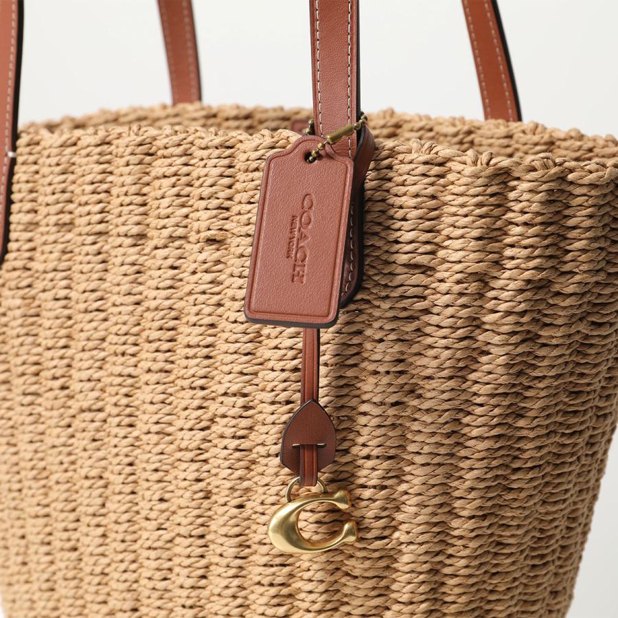 COACH（コーチ） かごバッグ SM STRAW TOTE CQ785 レディース スモール