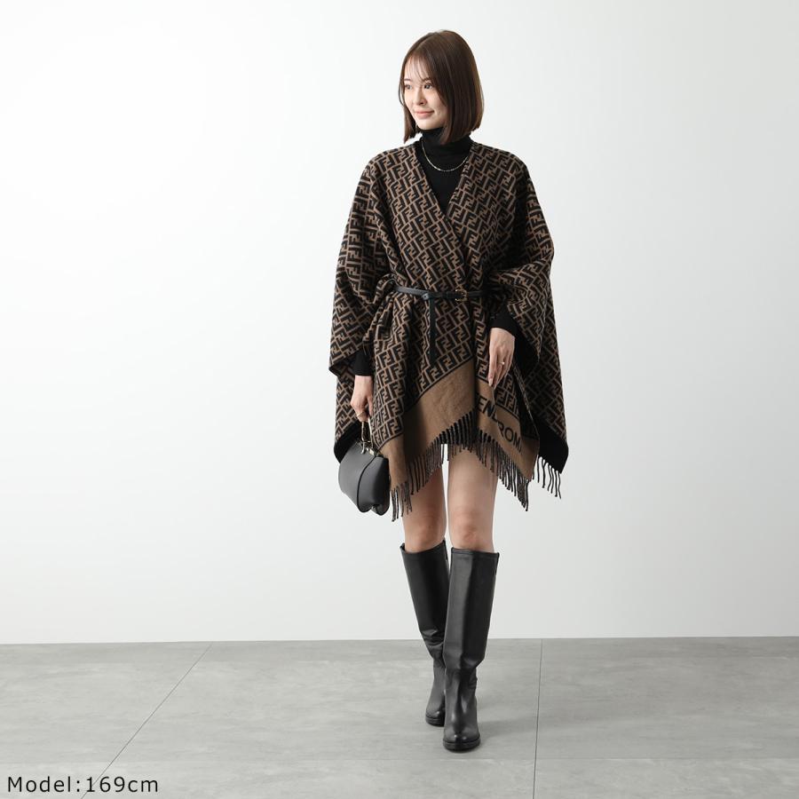 FENDI（フェンディ） ポンチョ FXX723 AQCW レディース フリンジ