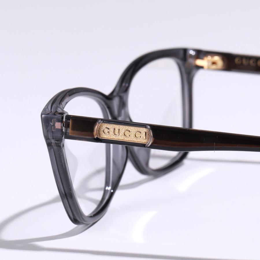 GUCCI（グッチ） メガネ GG0792O メンズ ウェリントン型 クリア