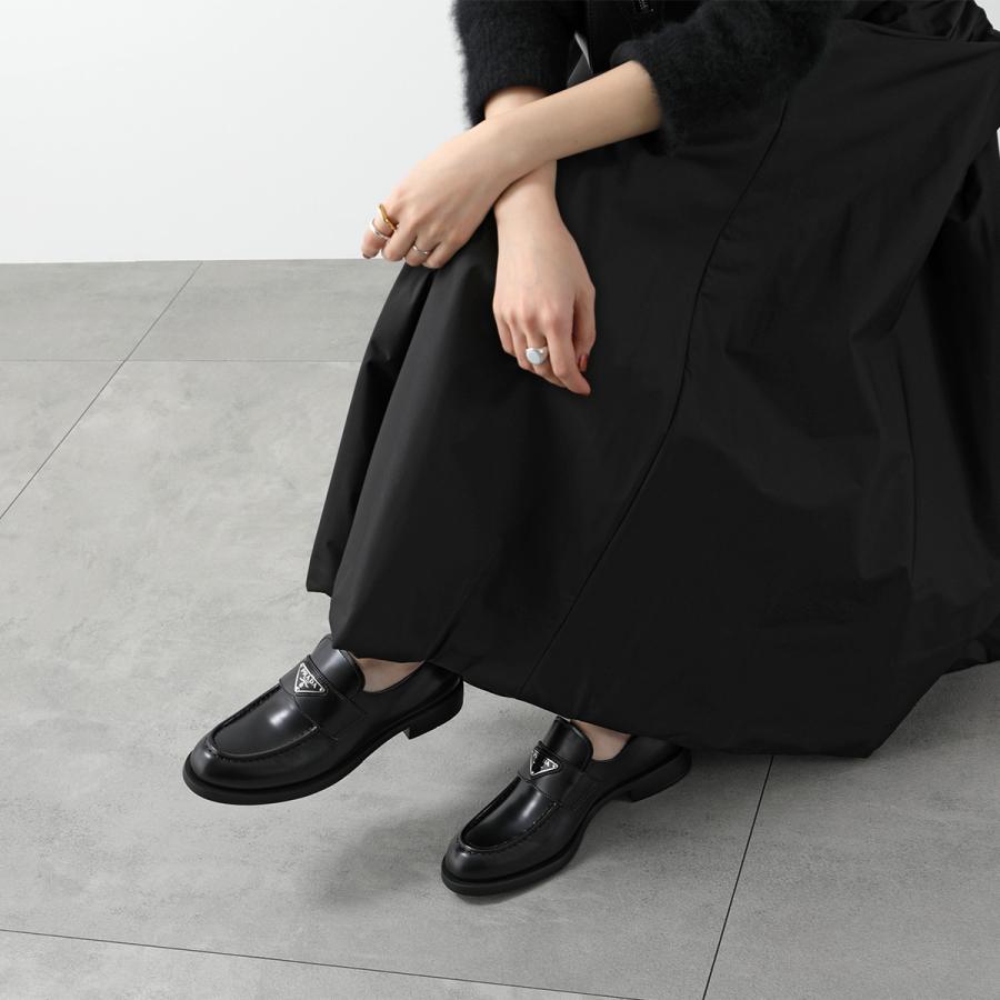 PRADA（プラダ） ローファー 1D329N 055 レディース ブラッシュド