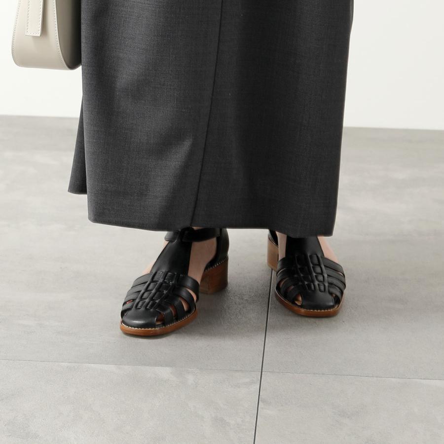 専用 PASCUCCI ブラック ストラップサンダル 37 専用 PASCUCCI