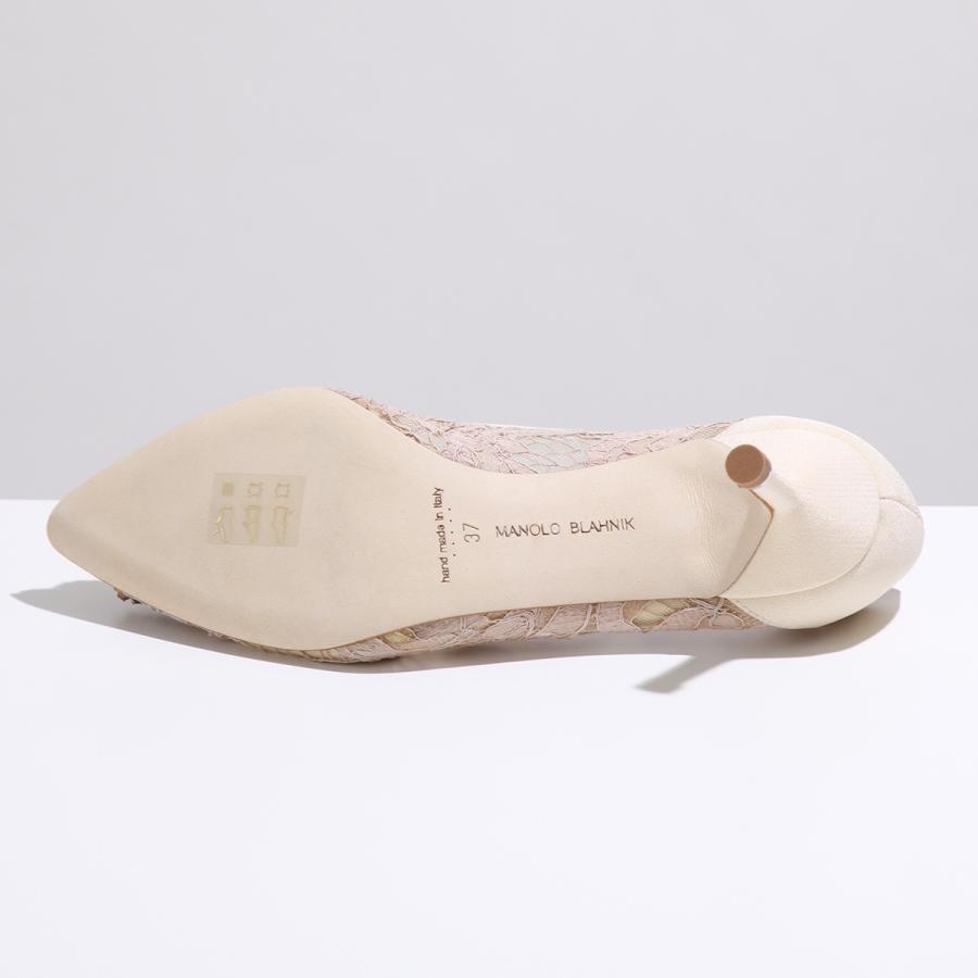 MANOLO BLAHNIK（マノロブラニク） パンプス HANGISI LSMOR LACE 050