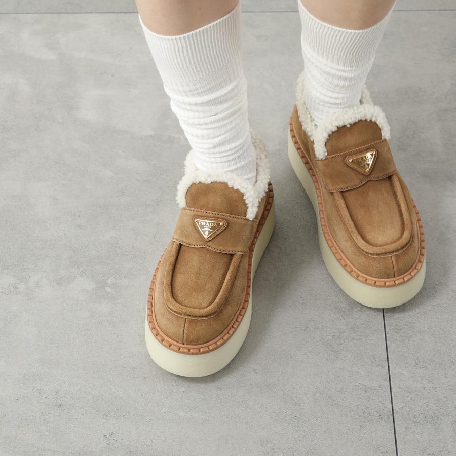 PRADA（プラダ） ローファー 1D717N FZG50 レディース スウェード