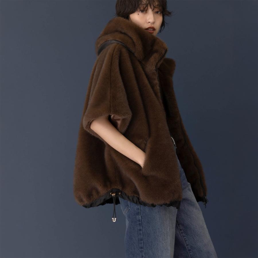 Eimee Law（エイミーロウ） ミンクライクファーケープ 83830E