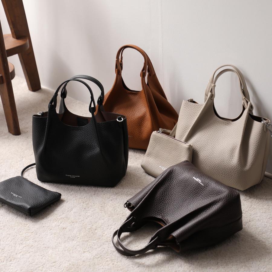 GIANNI CHIARINI（ジャンニ キアリーニ） ミニトート DUA デュア S BS