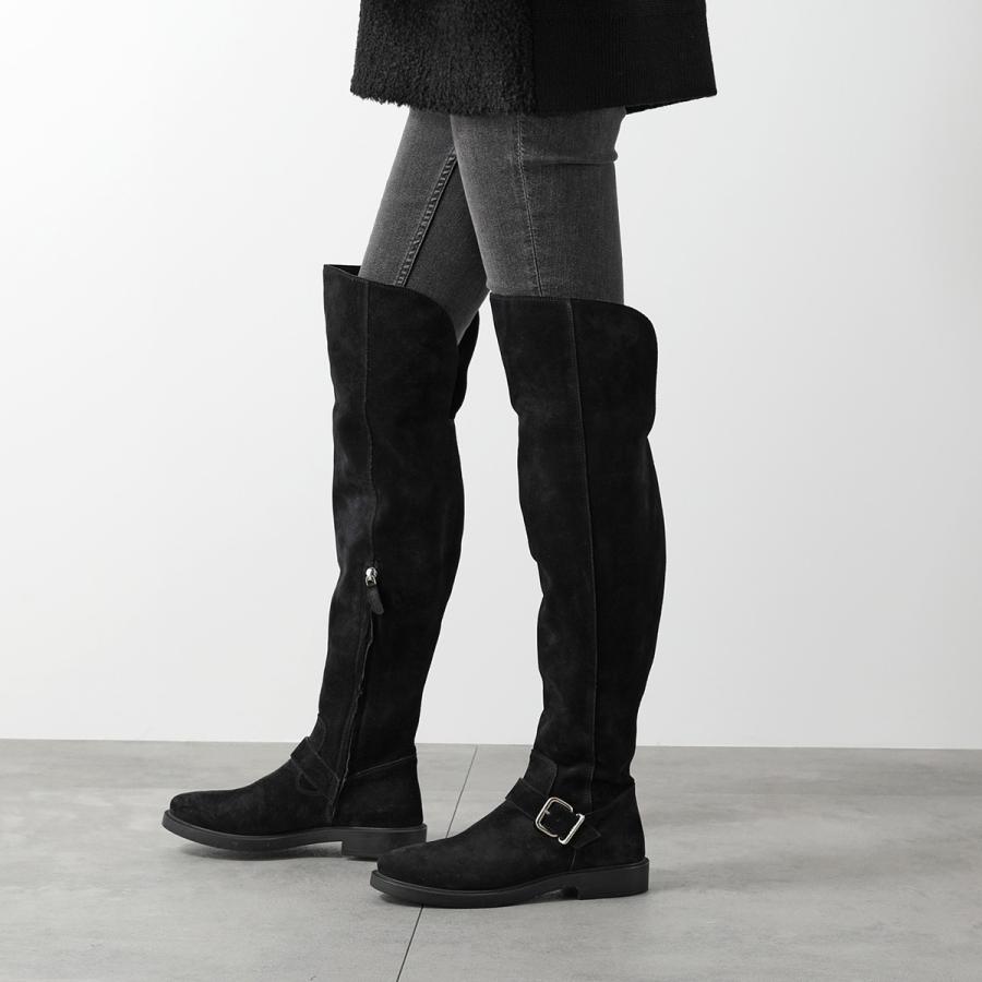 TOD'S（トッズ） TODS ニーハイブーツ XXW0ZP0Y340BYE スウェード