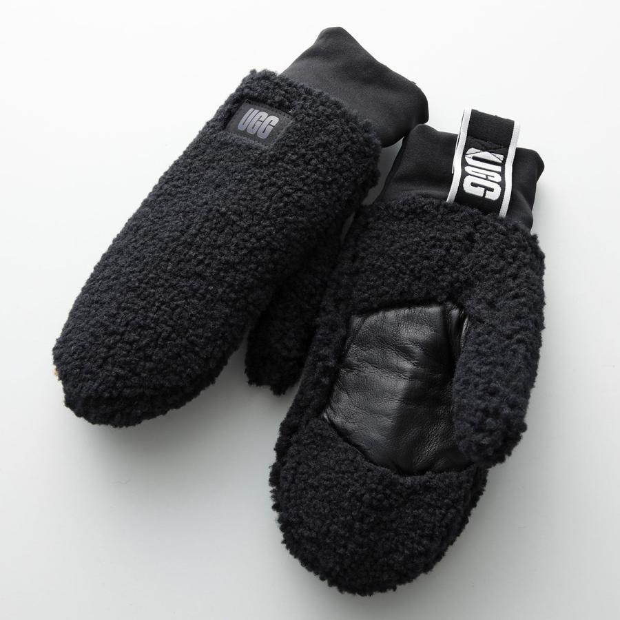 UGG（アグ） グローブ UGGfluff Mitten With Logo Tape UGGフラッフ