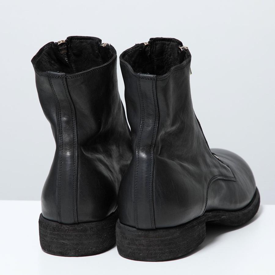 GUIDI（グイディ） フロントダブルジップブーツ GR07FZ メンズ ホース