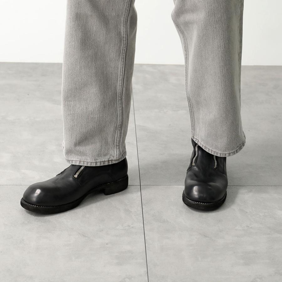 GUIDI（グイディ） フロントダブルジップブーツ GR07FZ メンズ ホース
