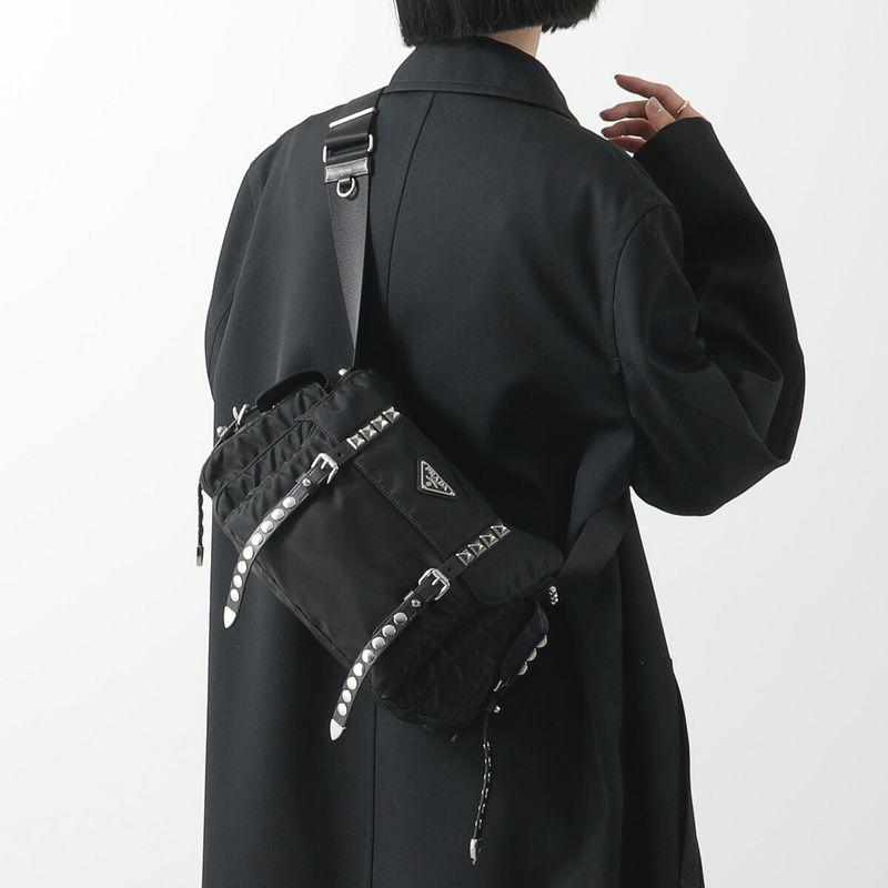 PRADA（プラダ） ショルダーバッグ 1BD118 2BYB レディース スタッズ
