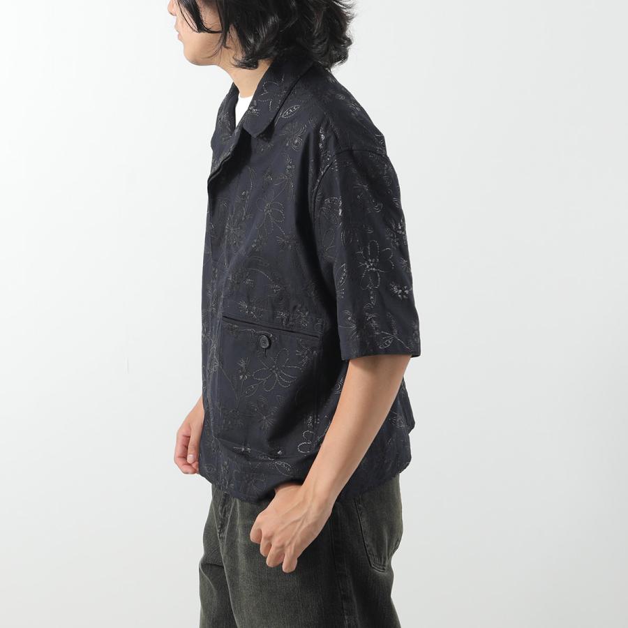 HERMES（エルメス） 半袖シャツ Fleurs technique short-sleeve