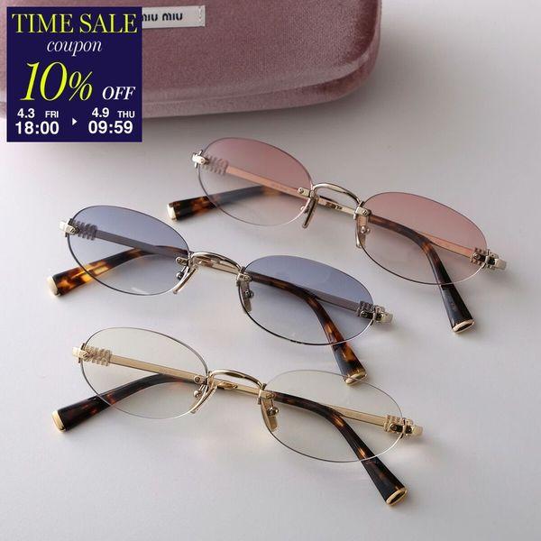 miu miu（ミュウミュウ） サングラス SMU A54 レディース オーバル型