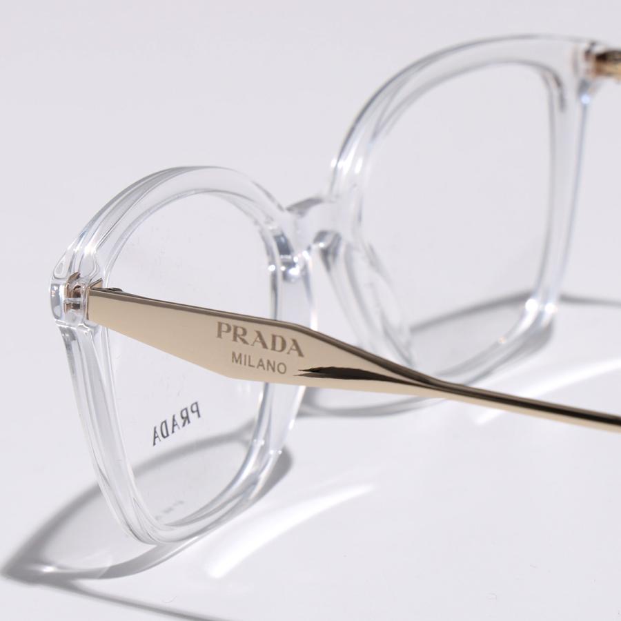 PRADA（プラダ） メガネ VPR 02Z レディース バタフライ型 クリア