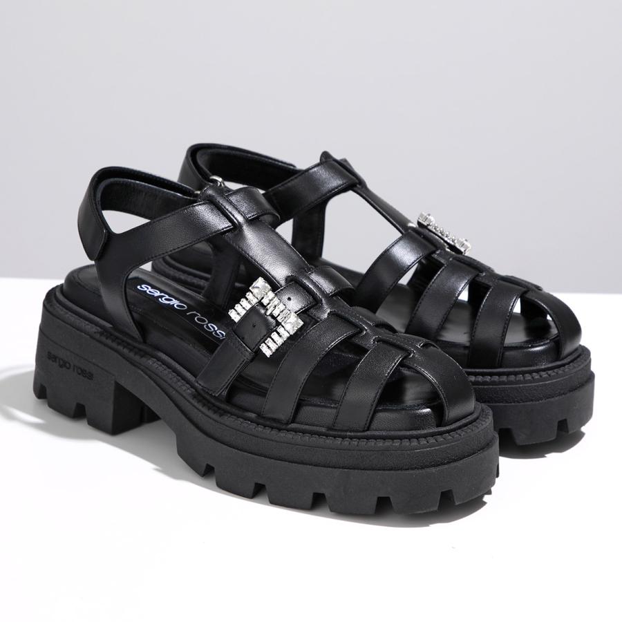 Sergio rossi（セルジオロッシ） サンダル SR TWENTY BUCKLE 025 トゥ