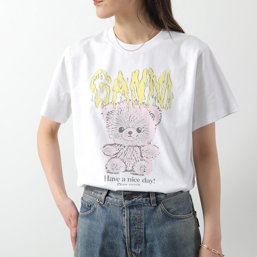 GANNI（ガニー） 半袖 Tシャツ Basic Jersey Relaxed T-shirt T4058