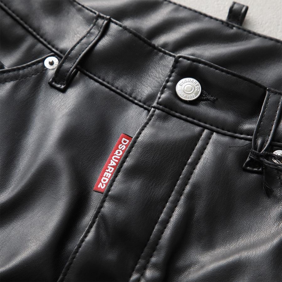 DSQUARED2（ディースクエアード） フェイクレザーパンツ COOL GUY FAUX