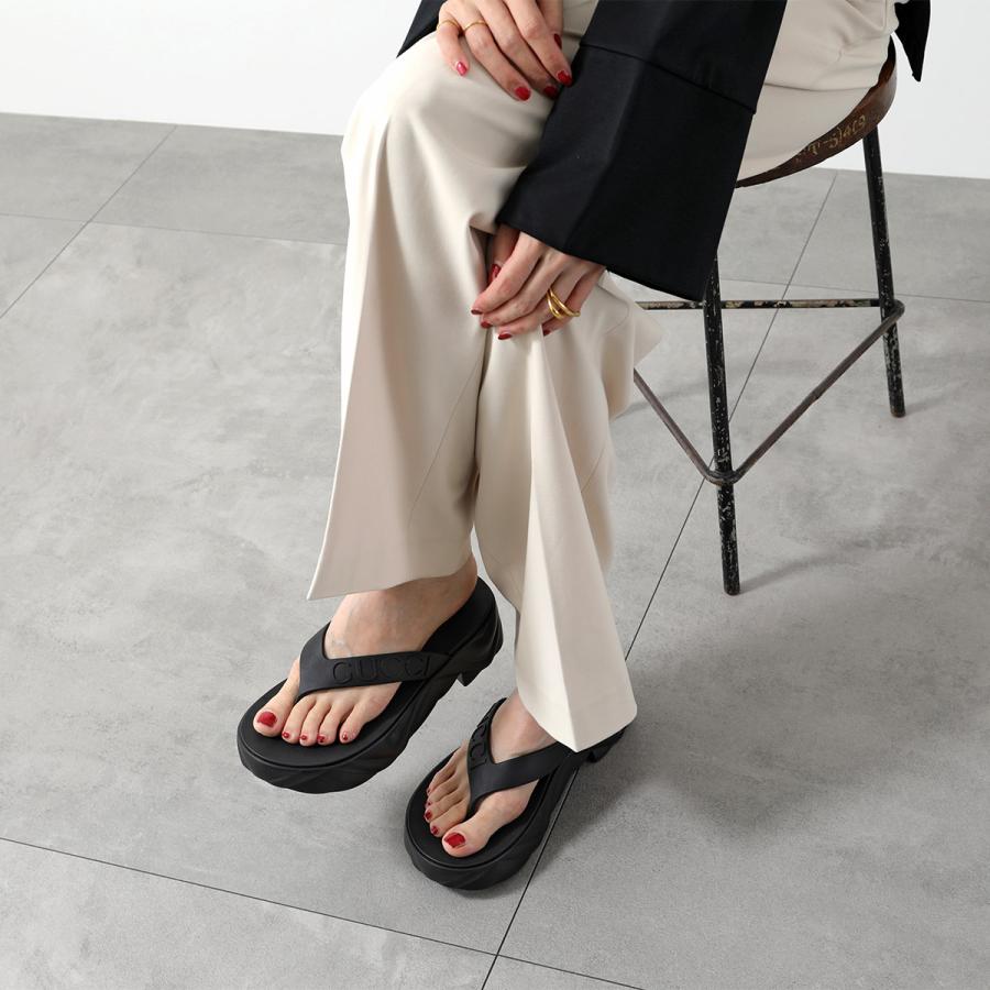 GUCCI（グッチ） トングサンダル 746334 JFM00 レディース ラバー ロゴ