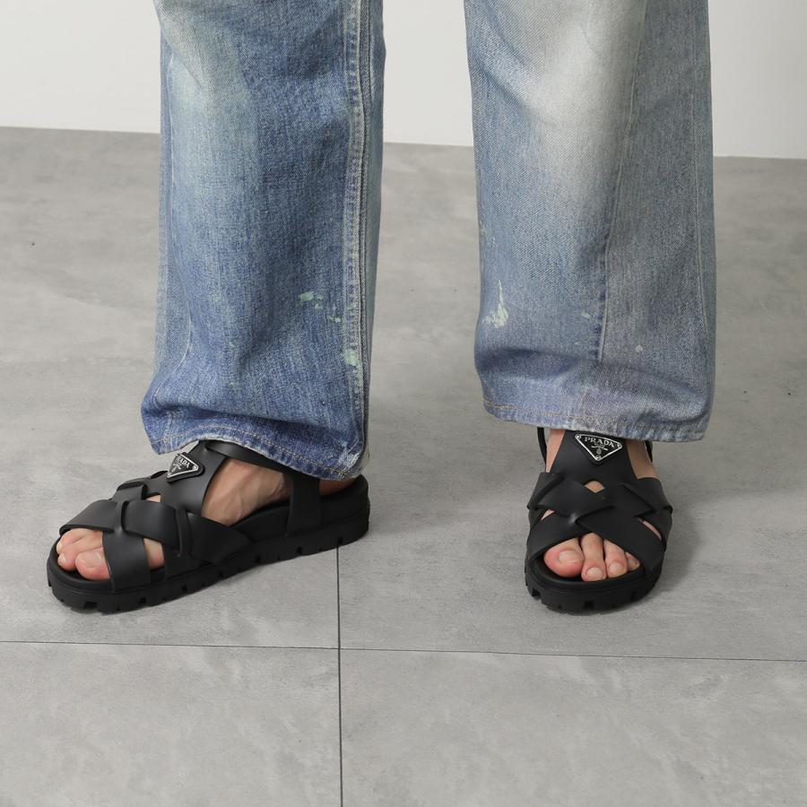 PRADA（プラダ） クロスサンダル 2X3118 3LKK メンズ トライアングル