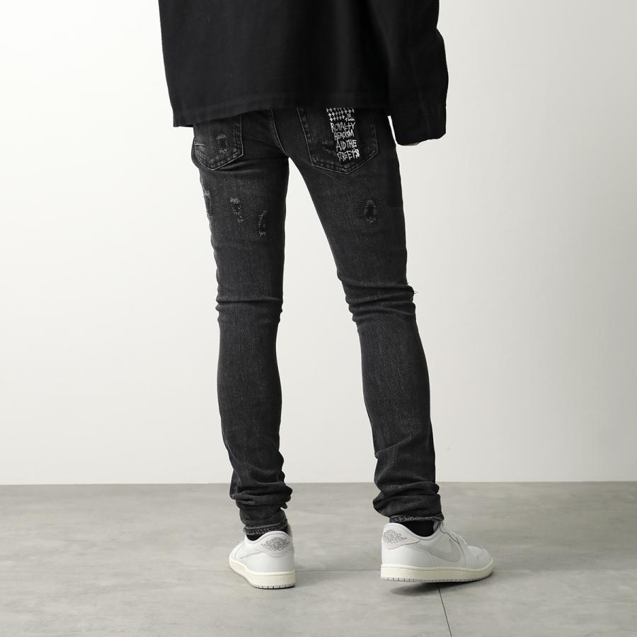 Ksubi（スビ） ジーンズ VAN WINKLE LED BLACK ROCKSTAR REPAIR ヴァン