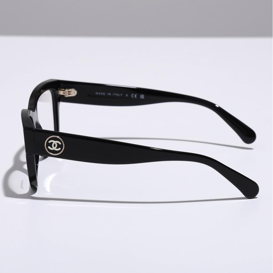 CHANEL（シャネル） メガネ 3455 スクエア型 セルフレーム ココマーク