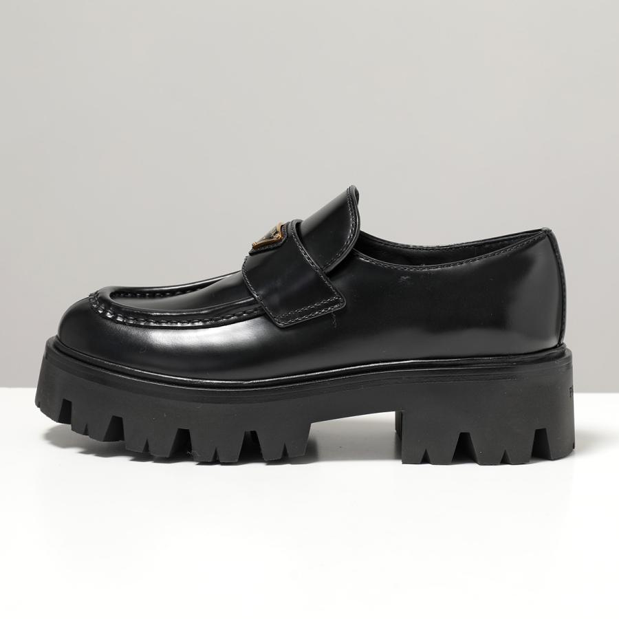 PRADA（プラダ） ローファー 1D185O 055 レディース ブラッシュド