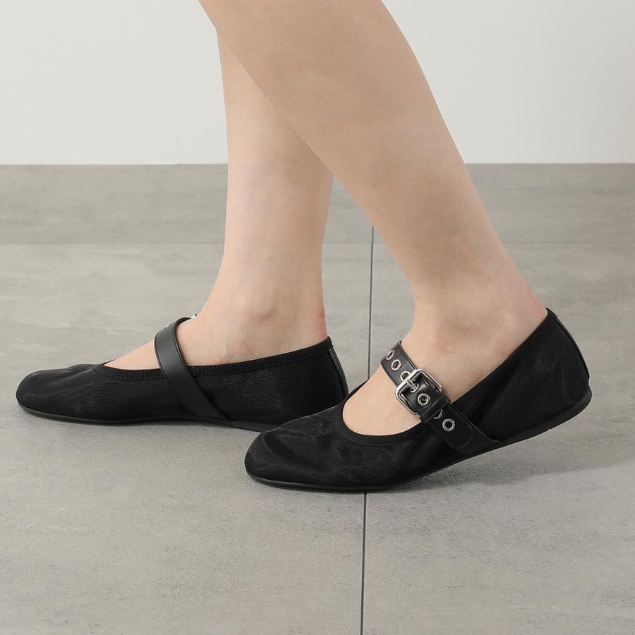 miu miu（ミュウミュウ） バレエシューズ 5F373E 099 レディース