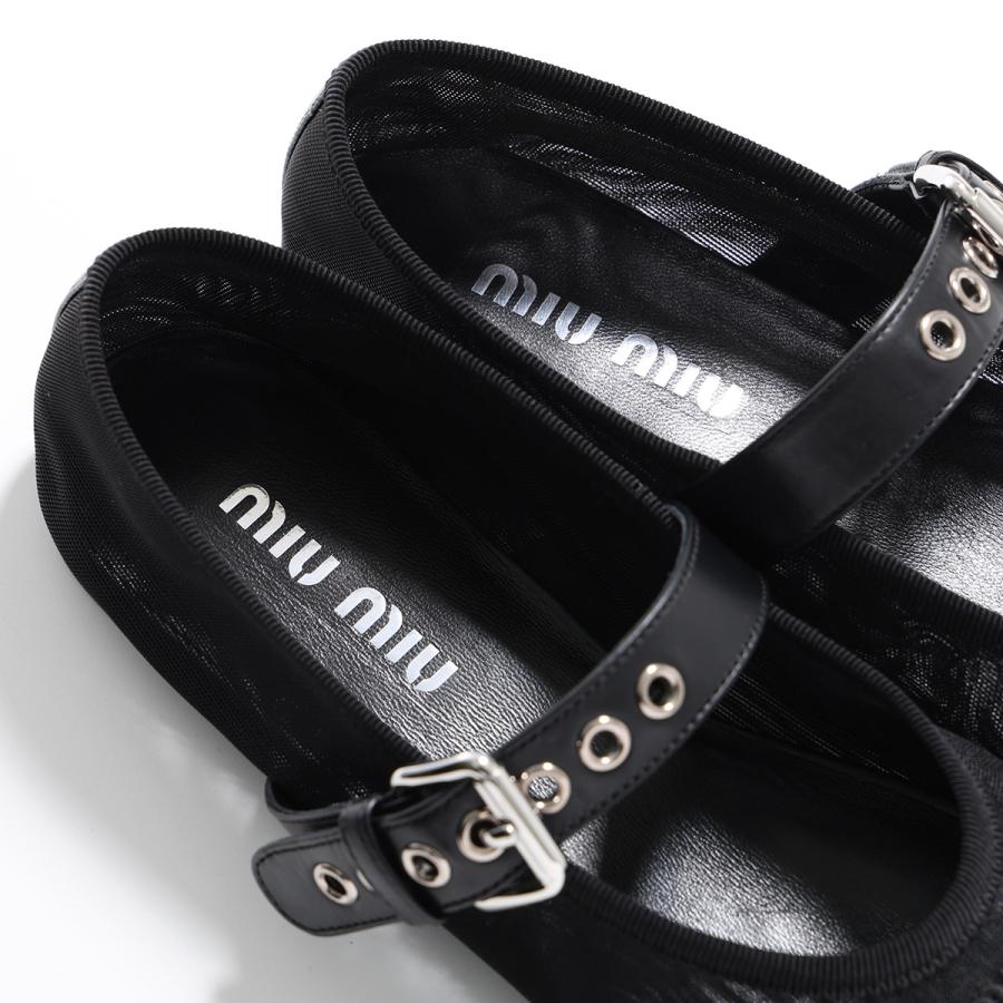 miu miu（ミュウミュウ） バレエシューズ 5F373E 099 レディース