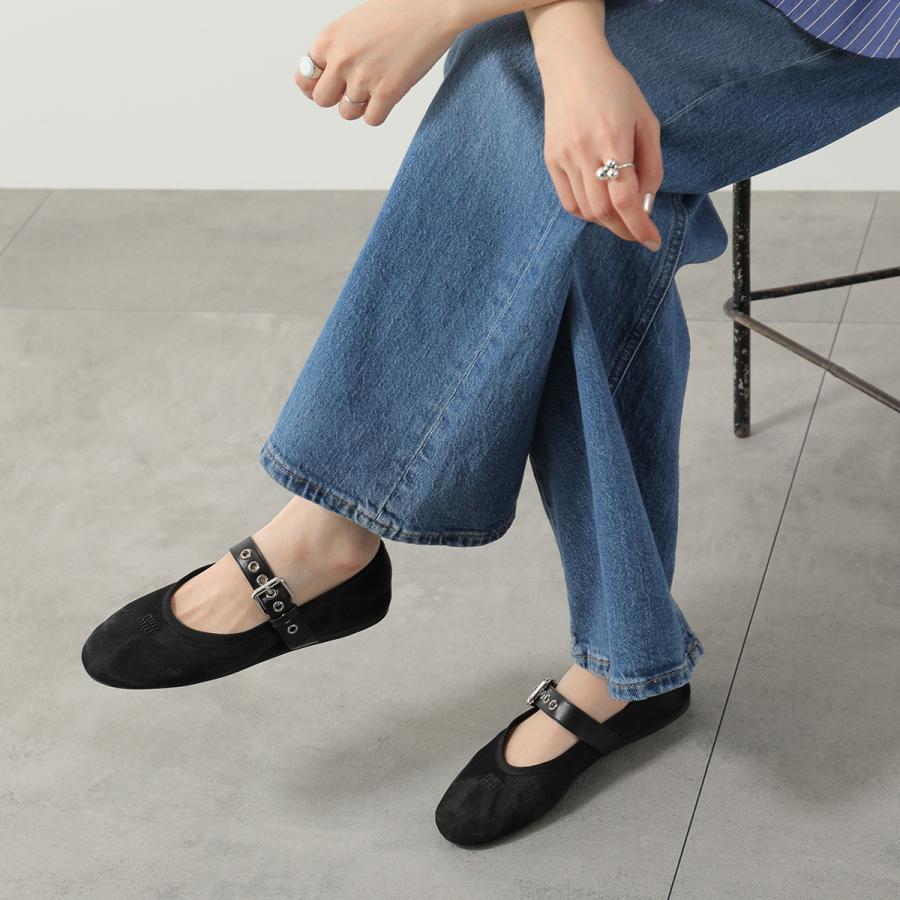 miu miu（ミュウミュウ） バレエシューズ 5F373E 099 レディース