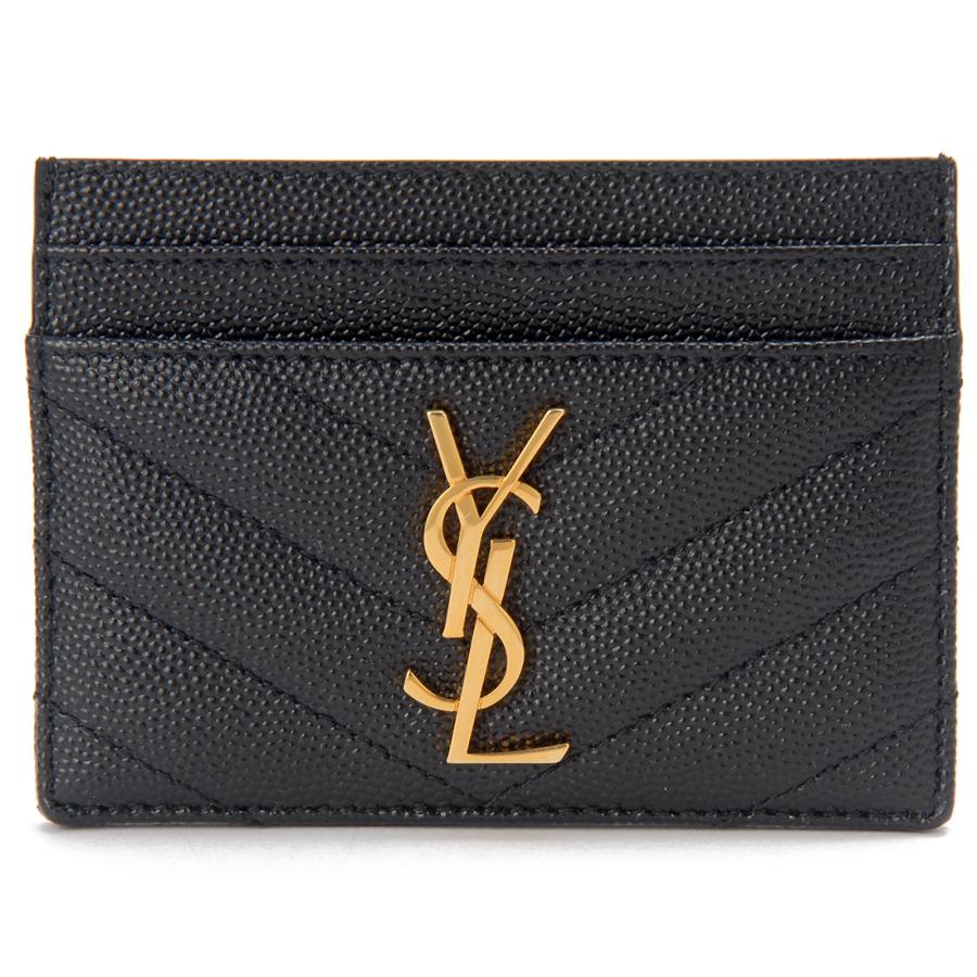 SAINT LAURENT サンローラン カードケース レディース ブラック 423291