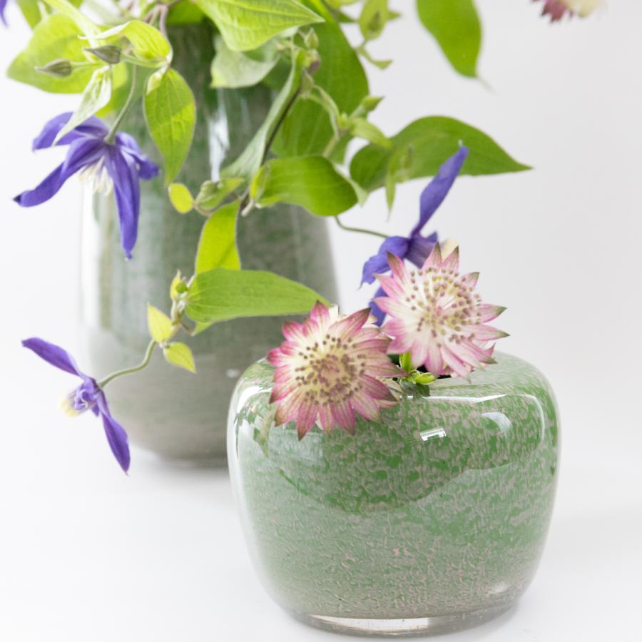 ヘンリーディーン V.Drop S グリーン系 ガラス花瓶 花器 HenryDean : S