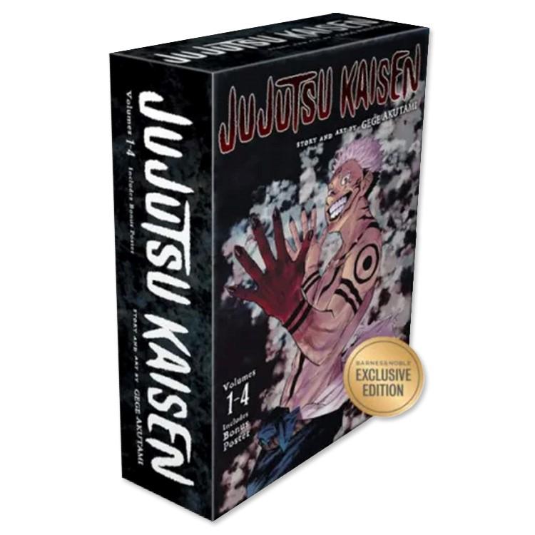 当店のみB&N限定Ver】【洋書】呪術廻戦 ボックスセット 1〜4巻 [芥見下