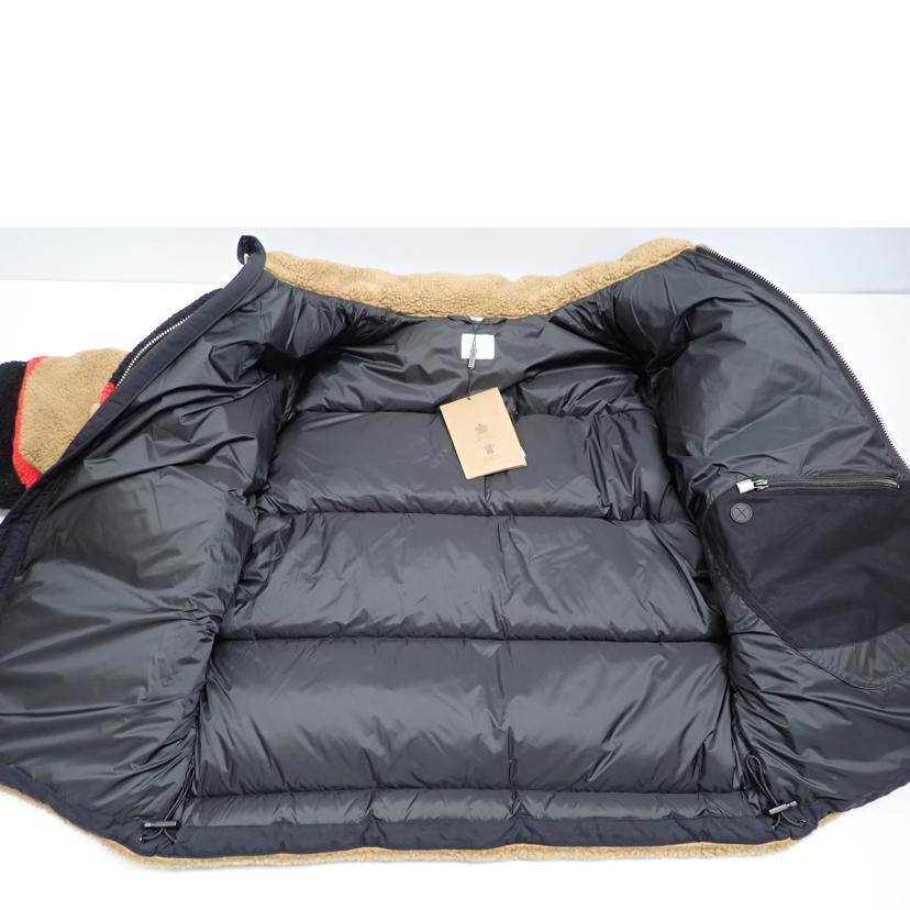 BURBERRYバーバリー/BURBERRYロゴワッペンボアダウンjktフリースJKT