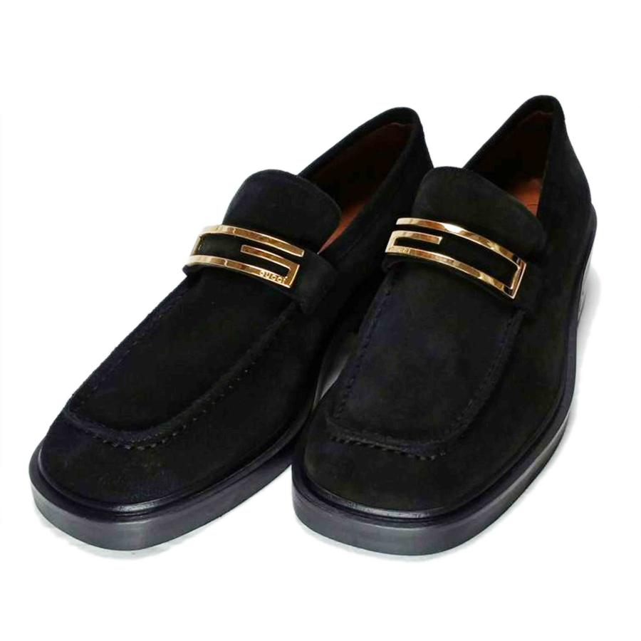 GUCCI（グッチ） グッチ/Gバックル ビットローファー スエード/1016121