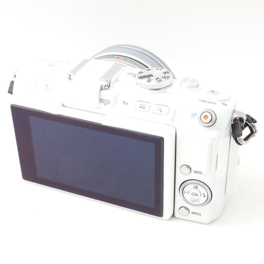 OLYMPUS ミラーレス一眼 PEN Lite E-PL6 レンズキット ホワイト LKIT