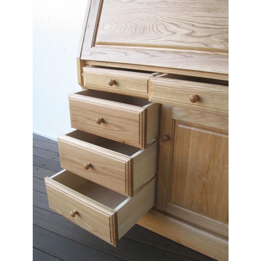 ライティングデスク ライティングビューロー デスク 机 勉強机 国産