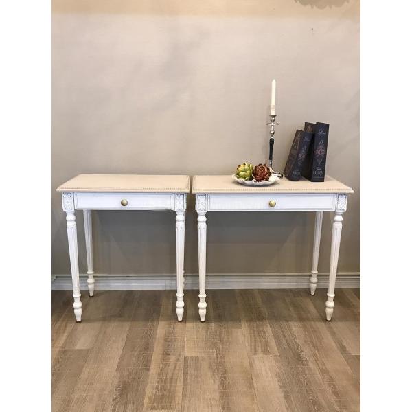 デスク シャビーシック 机 ホワイト クラッシック PCデスク パソコン