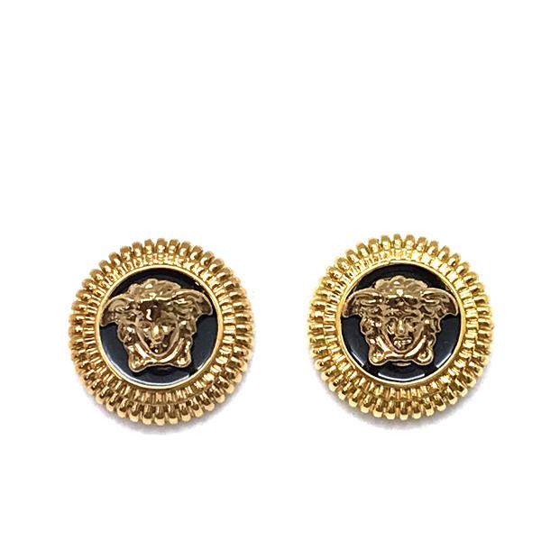 VERSACE（ヴェルサーチェ） ピアス ベルサーチ メドゥーサ ロゴ