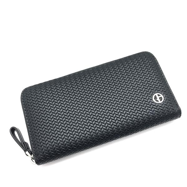 GIORGIO ARMANI 長財布 ジョルジオアルマーニ ブランド ジッパー