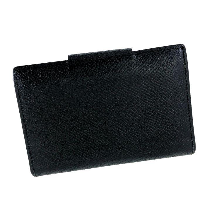 中古】BVLGARI ブルガリ カードケース 名刺入れ【ほぼ新品】ブラック