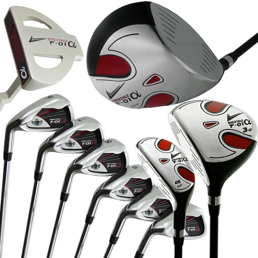 WORLD EAGLE ゴルフクラブセット ワールドイーグル メンズ F-01α 12点