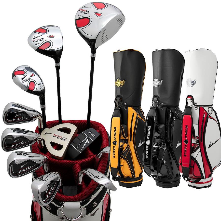 WORLD EAGLE ゴルフクラブセット ワールドイーグル メンズ F-01α 13点