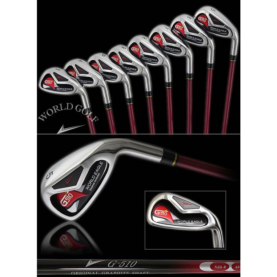 WORLD EAGLE ゴルフクラブセット ワールドイーグル メンズ WE-G510 16