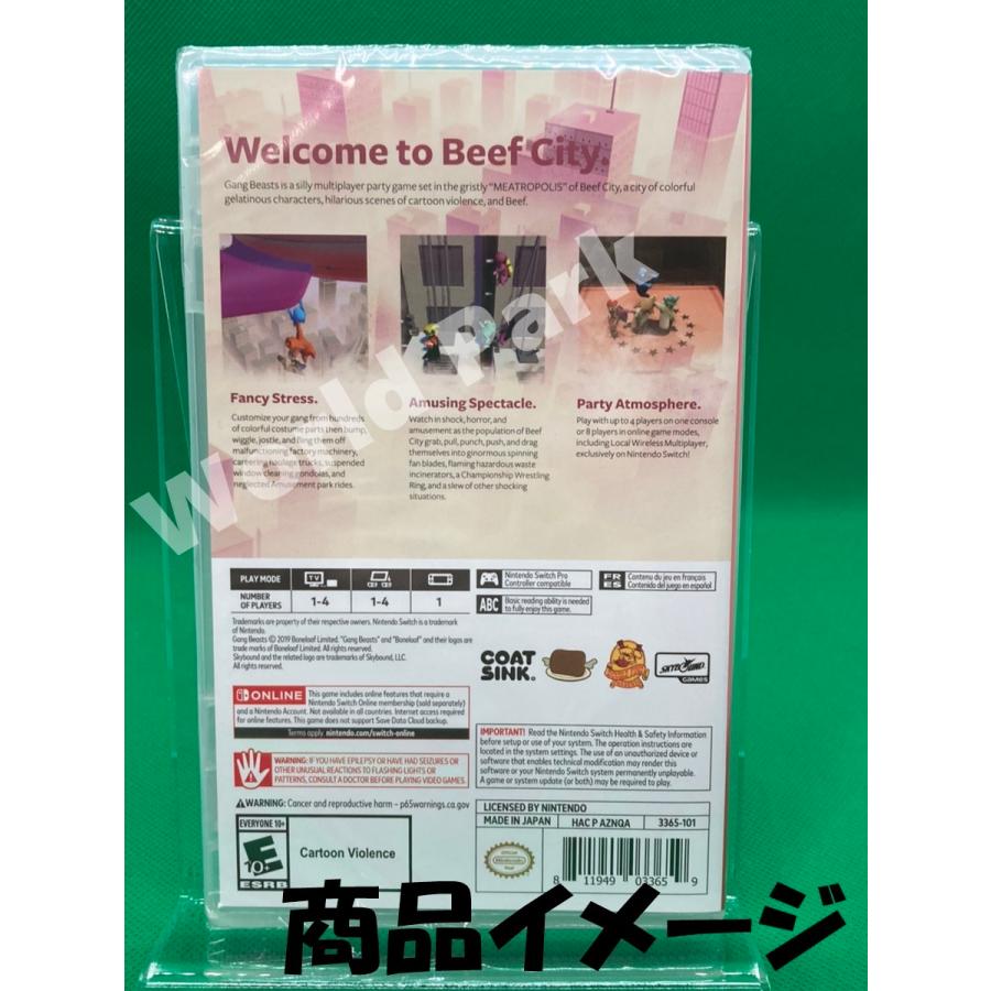 Gang Beasts 北米版・輸入 ギャングビースト スイッチ Switch用ソフト